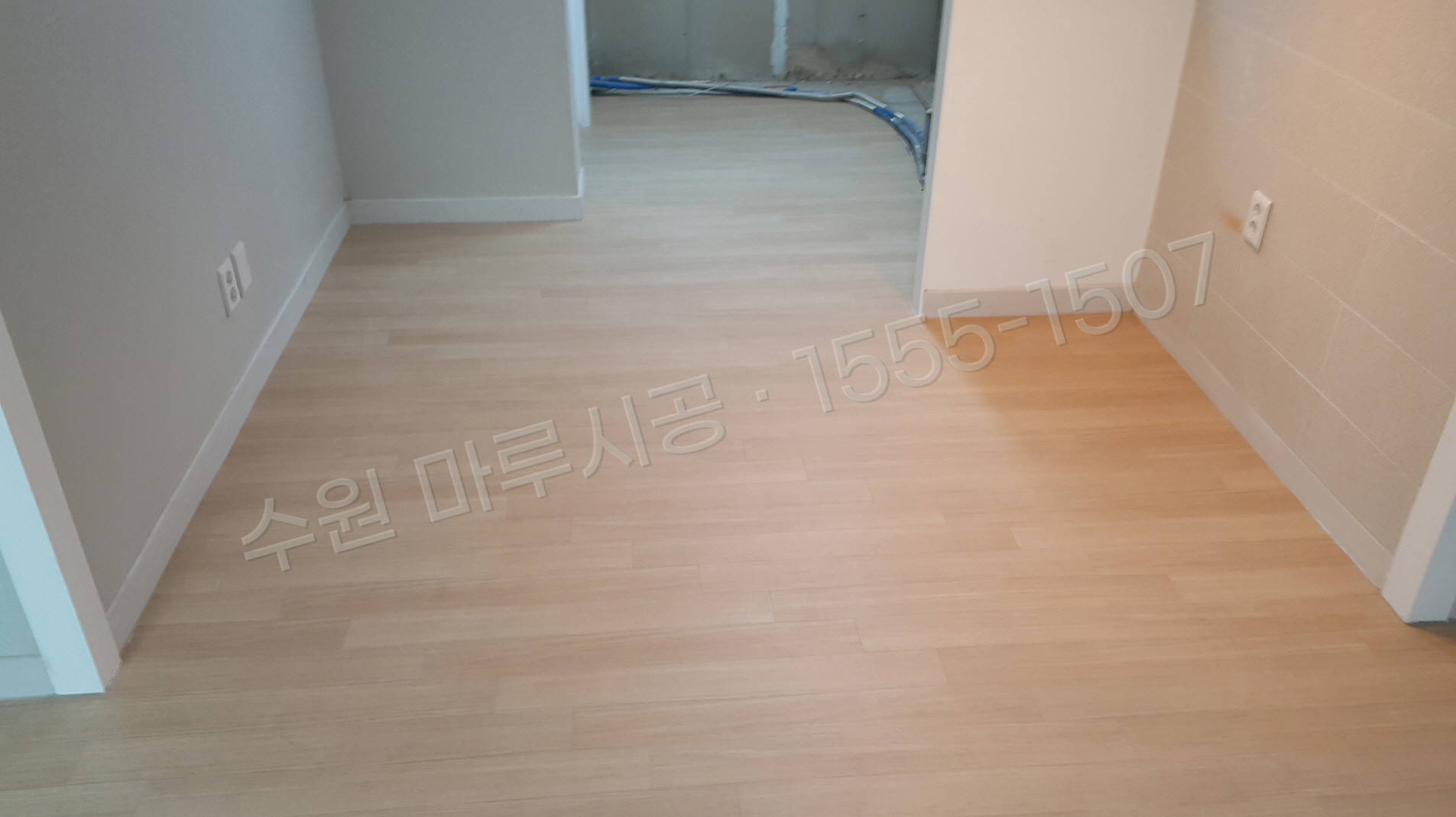 수원 팔달구 장안동 마루시공 바닥공사업체 강마루 한솔 SB 오리진오크 시공 후