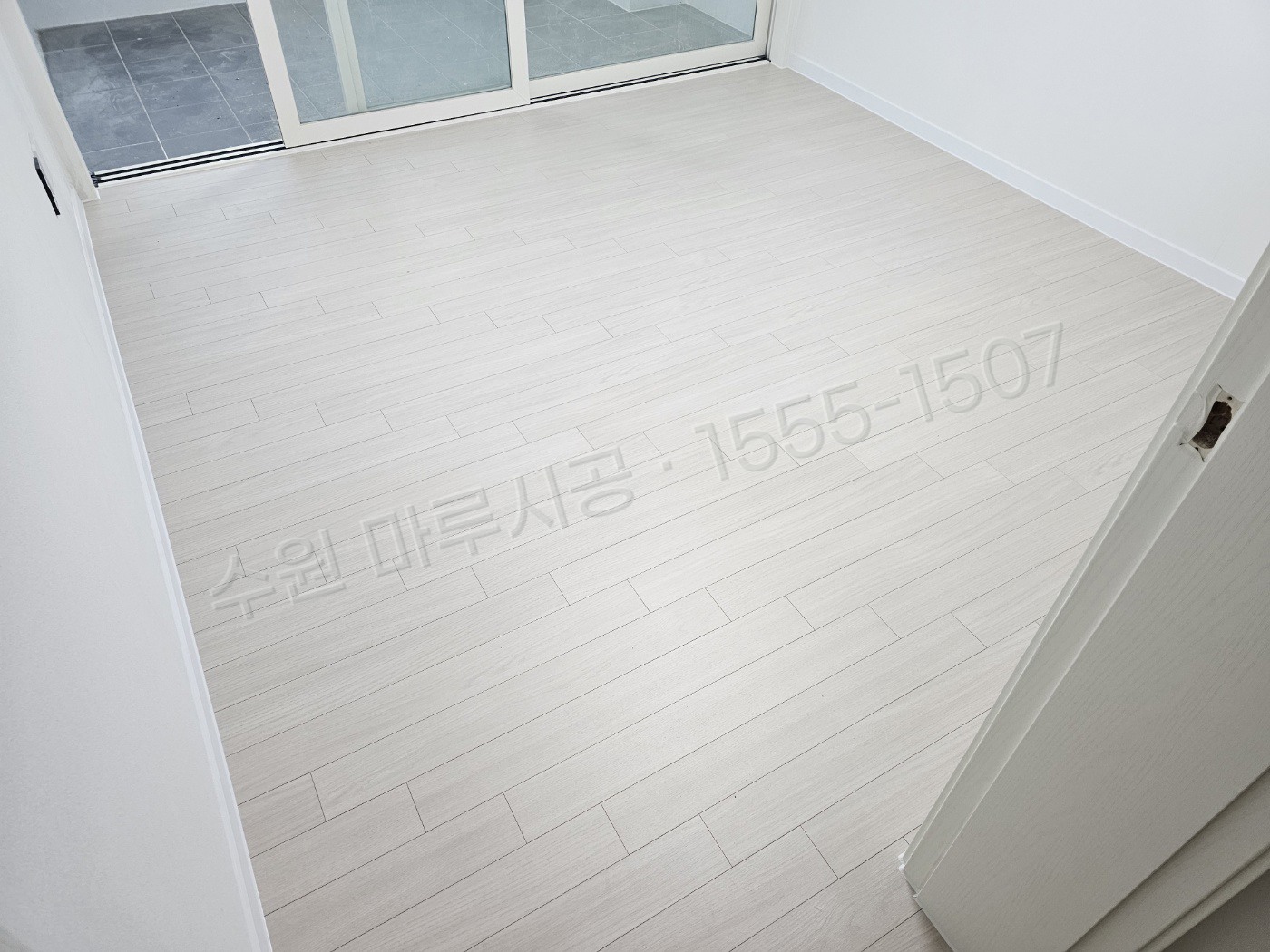 수원 장안구 영화동 마루시공 바닥공사업체 강마루 동화 나투스진 퓨어크림 시공 후