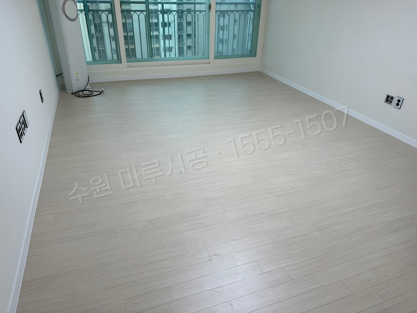 수원 장안구 영화동 마루시공 바닥공사업체 강마루 동화 나투스진 퓨어크림 시공 후