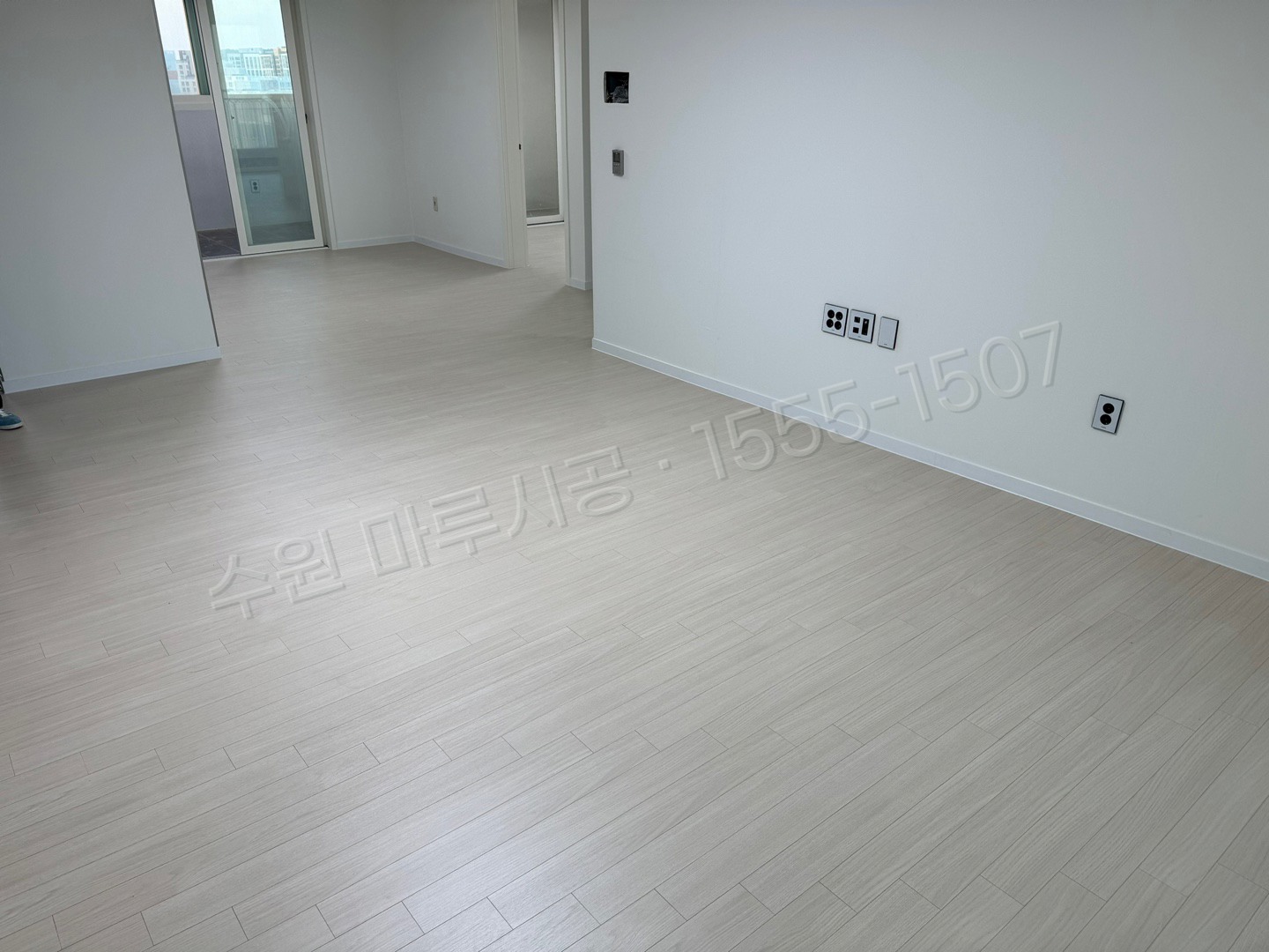 수원 장안구 영화동 마루시공 바닥공사업체 강마루 동화 나투스진 퓨어크림 시공 후